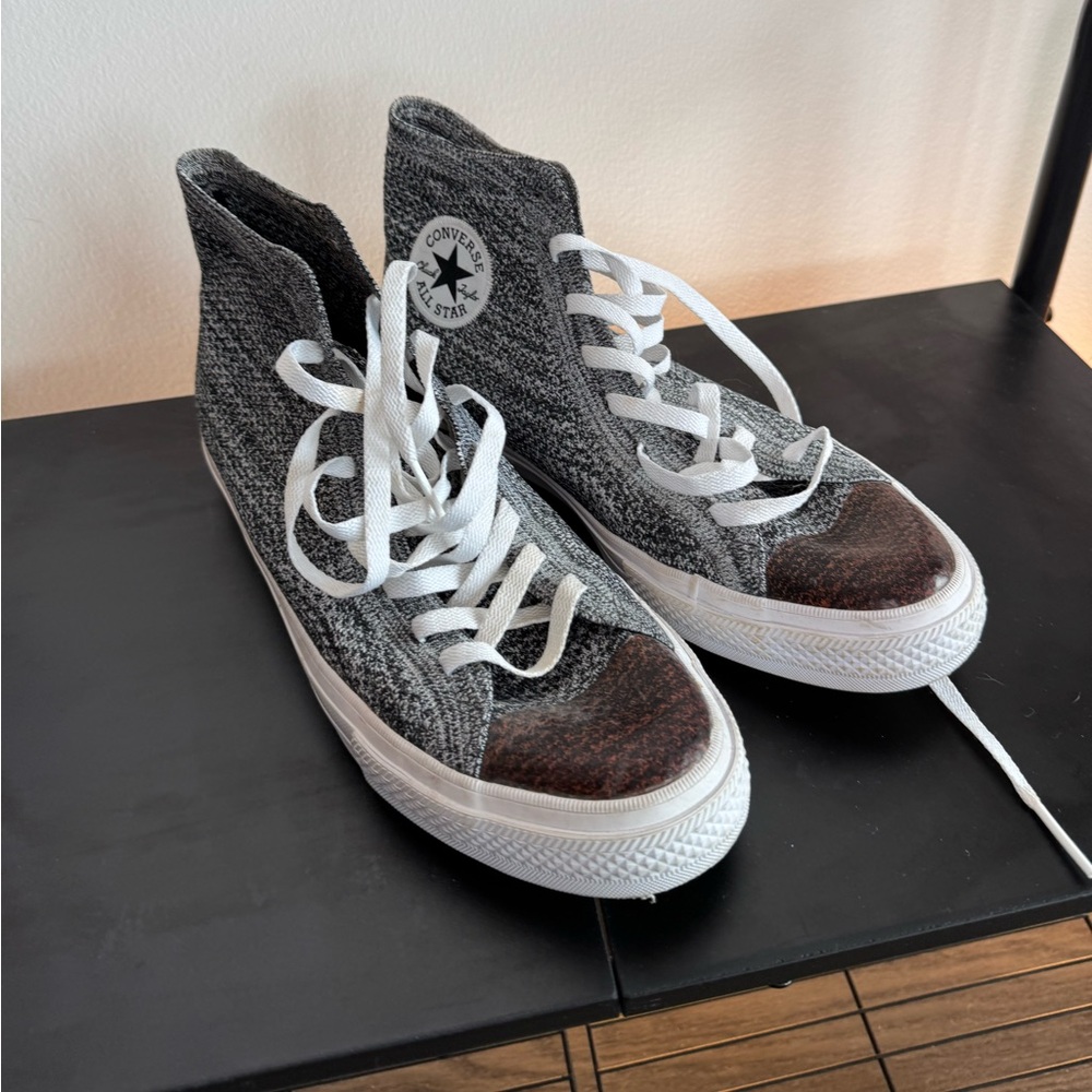Converse Gray High-Top Sneakers